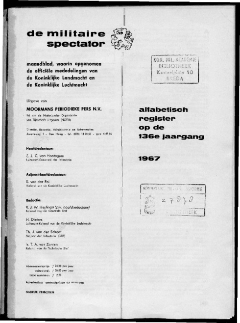 Register 1967 jaargang 136
